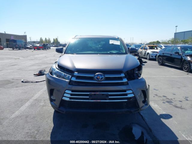 5TDDGRFH5KS064212 Toyota Highlander Hybrid Limited Platinum
