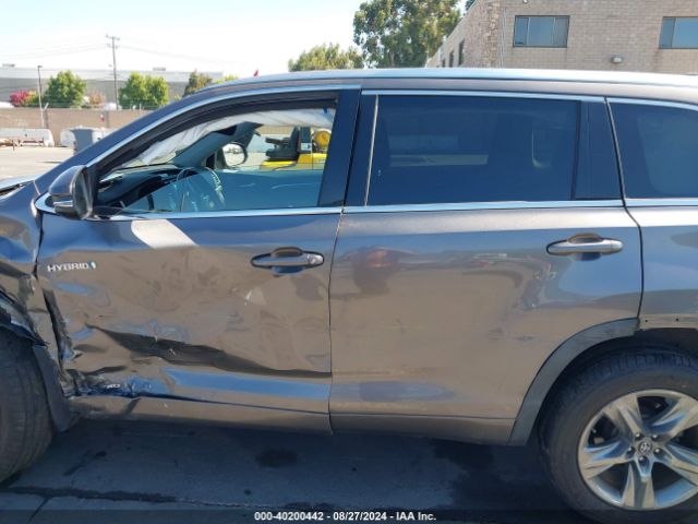 5TDDGRFH5KS064212 Toyota Highlander Hybrid Limited Platinum