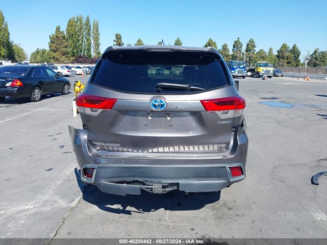 5TDDGRFH5KS064212 Toyota Highlander Hybrid Limited Platinum