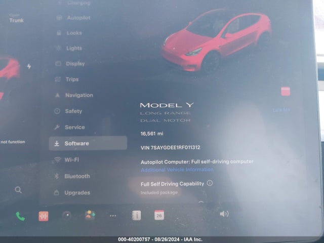 2024 TESLA MODEL Y 7SAYGDEE1RF011312 Photo 6