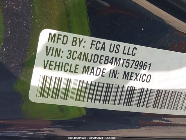 3C4NJDEB4MT579961 Jeep Compass 80th Anniversary 4x4
