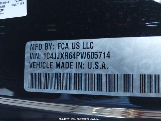 1C4JJXR64PW605714 Jeep Wrangler 4xe Rubicon 4x4