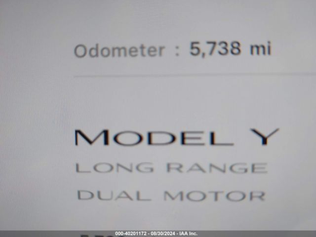 7SAYGDEE6RA260377 Tesla Model Y Long Range Dual Motor All-wheel Drive