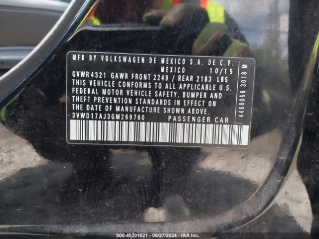 3VWD17AJ3GM269760 Volkswagen Jetta 1.8t Sport