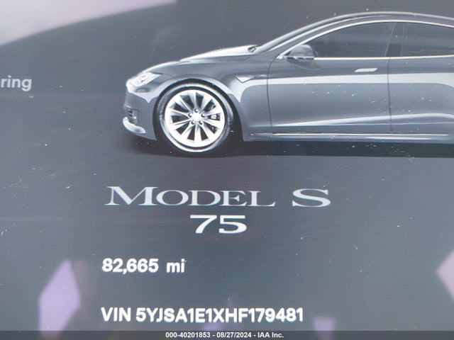 5YJSA1E1XHF179481 Tesla Model S 60/75