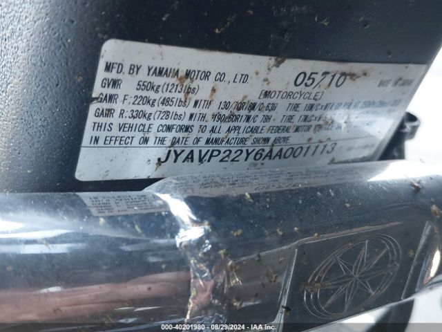 2010 YAMAHA XV1900 JYAVP22Y6AA001113 Photo 9