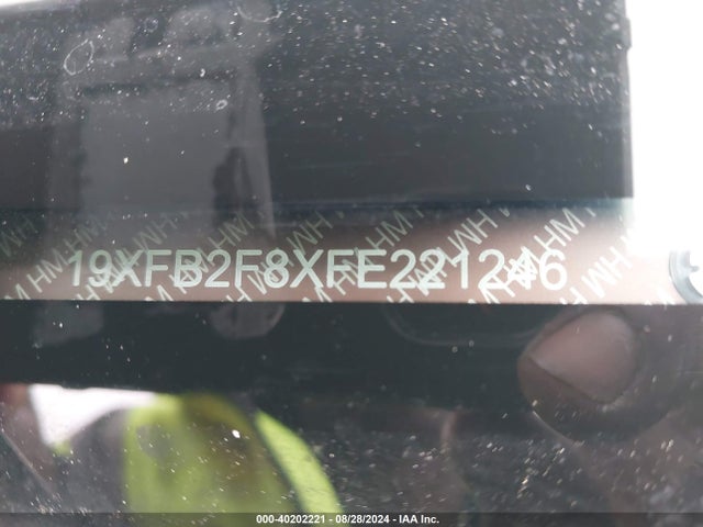 Honda CIVIC EX 2015 19XFB2F8XFE221246 Image 9