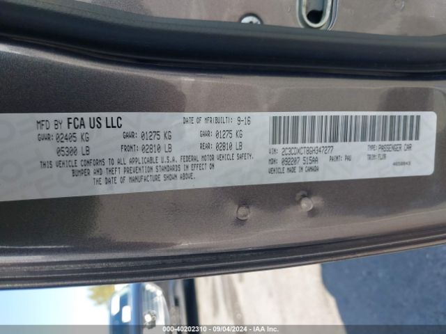 2C3CDXCT8GH347277 Dodge Charger Road/track