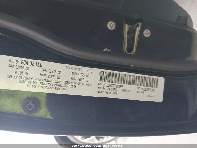 2C3CCABG2FH829925 Chrysler 300 300s