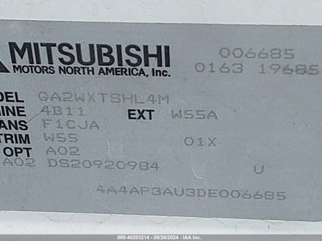 2013 MITSUBISHI OUTLANDER SPORT 4A4AP3AU3DE006685 Photo 8
