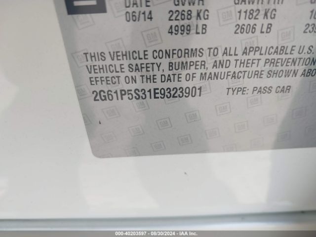 2G61P5S31E9323901 Cadillac Xts Premium