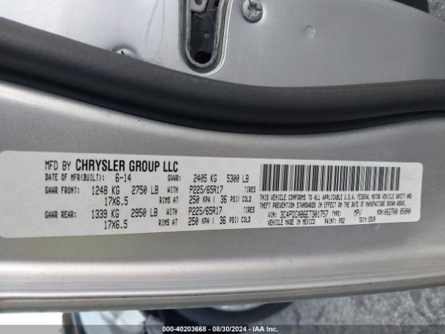 3C4PDCAB6ET301757 Dodge Journey American Value Pkg