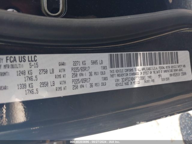 3C4PDCAB4FT719901 Dodge Journey American Value Pkg