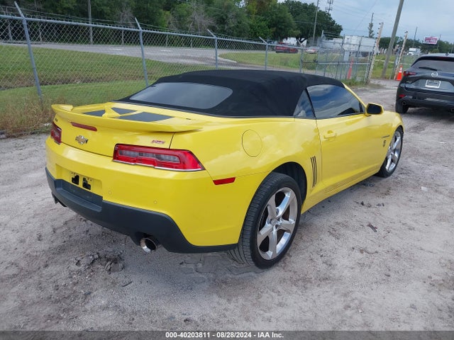 Chevrolet Camaro 2lt 2015 2G1FF3D31F9276676 Image 4