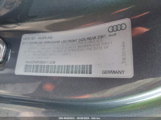 WAUCFAFR3EA011208 Audi A5 2.0t Premium