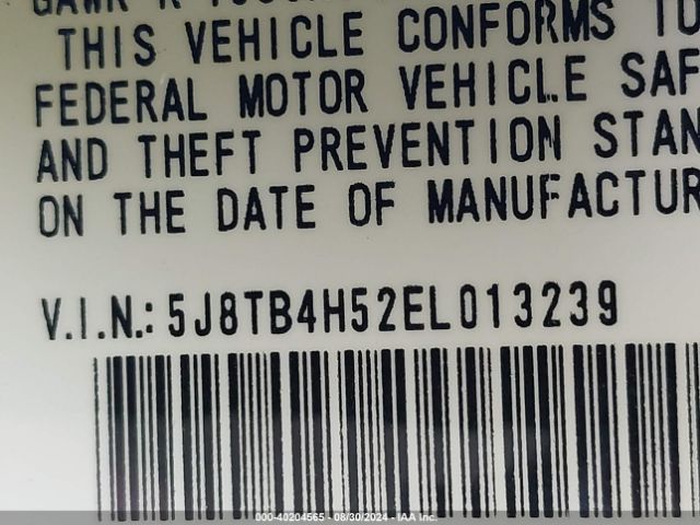5J8TB4H52EL013239 Acura RDX