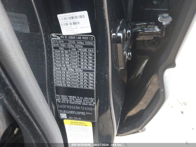 2019 JAGUAR E-PACE SADFM2GX8K1Z40061 Photo 8