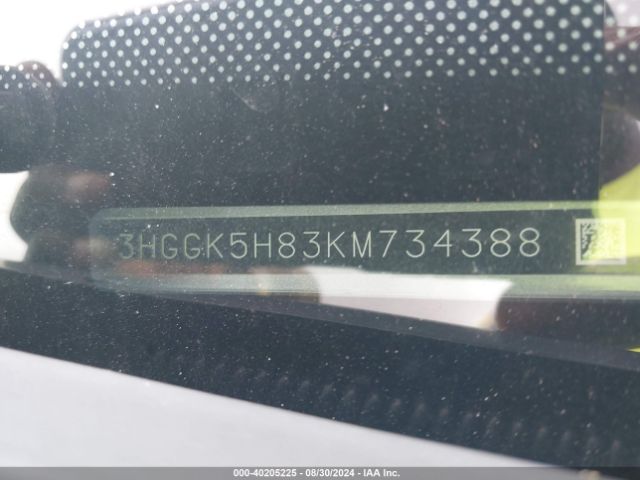 3HGGK5H83KM734388 Honda FIT EX