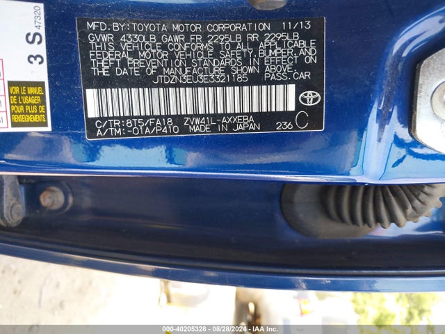 Toyota Prius V Two 2014 JTDZN3EU3E3321185 Image 9