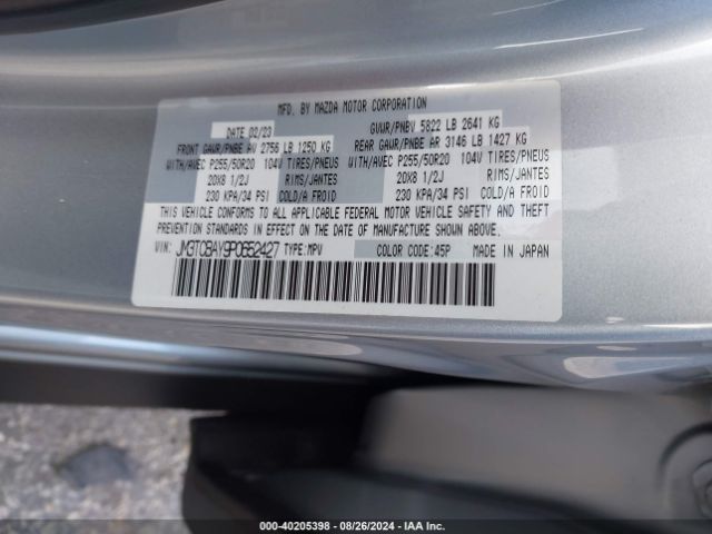 2023 MAZDA CX-9 JM3TCBAY9P0652427 Photo 8
