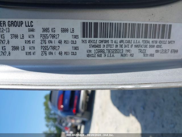 1C6RR6LT9ES235313 RAM 1500 Slt