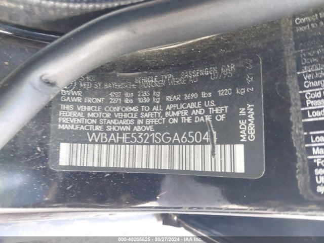 1995 BMW 540 WBAHE5321SGA65044 Photo 8