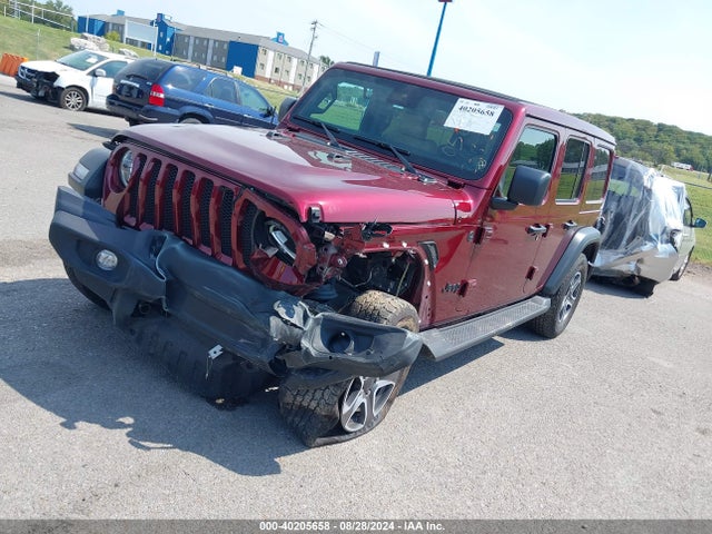 1C4HJXDG2NW156562 Jeep Wrangler Unlimited Sport S 4x4