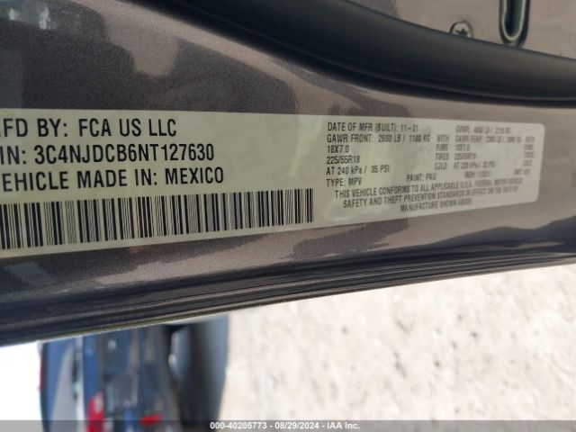 3C4NJDCB6NT127630 Jeep Compass Limited 4x4