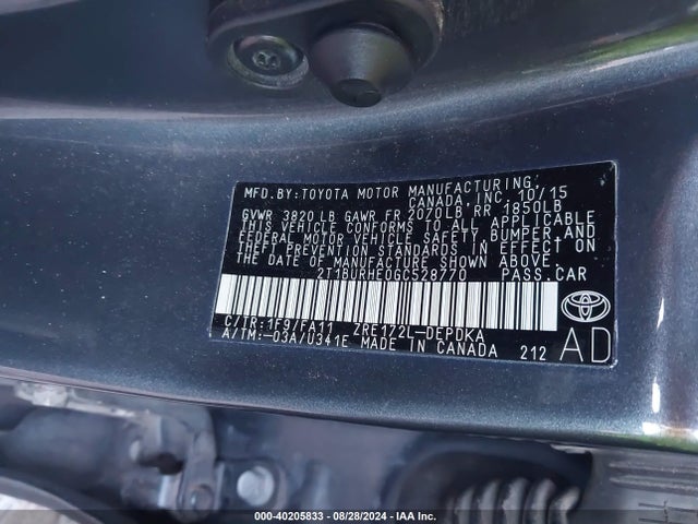 Toyota COROLLA L 2016 2T1BURHE0GC528770 Image 7