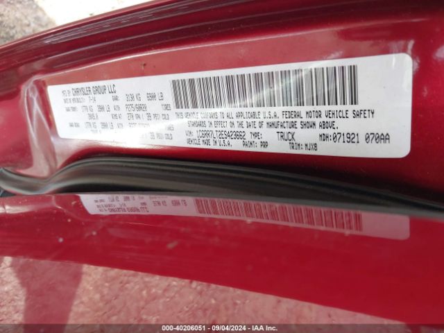 1C6RR7LT2ES423662 RAM 1500 Lone Star