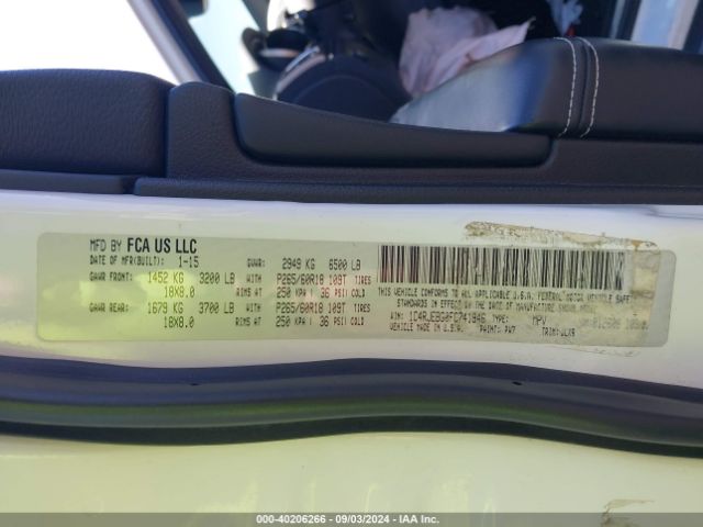 1C4RJEBG0FC741946 Jeep Grand Cherokee Limited