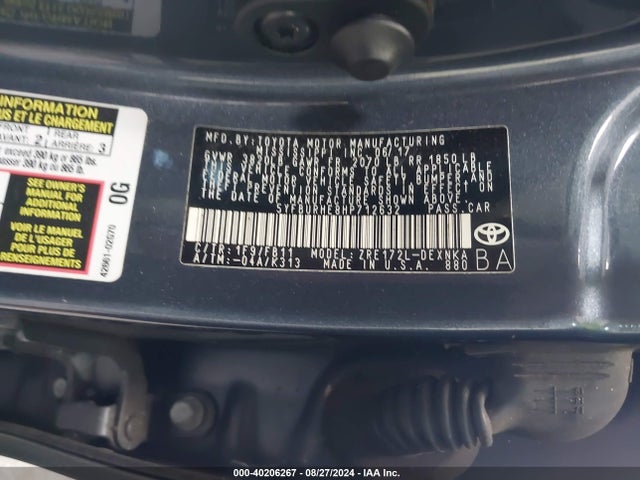 Toyota COROLLA LE 2017 5YFBURHE8HP712632 Image 9