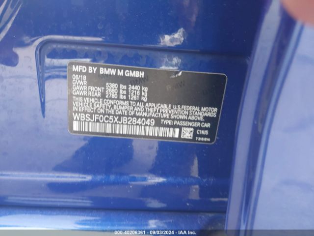 WBSJF0C5XJB284049 BMW M5