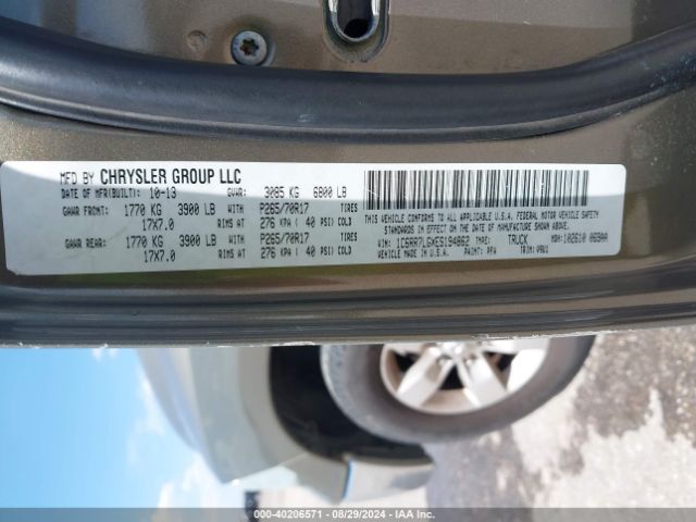 1C6RR7LGXES194862 RAM 1500 Slt