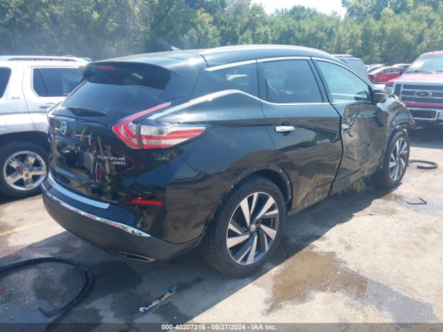 5N1AZ2MH4FN234168 Nissan Murano Platinum