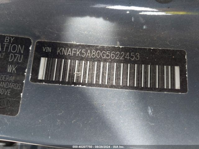 KNAFK5A80G5622453 KIA FORTE LX