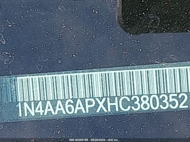 1N4AA6APXHC380352 Nissan Maxima 3.5 Platinum