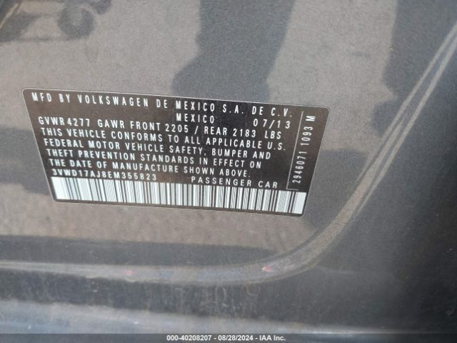 3VWD17AJ8EM355823 Volkswagen Jetta 1.8t Se