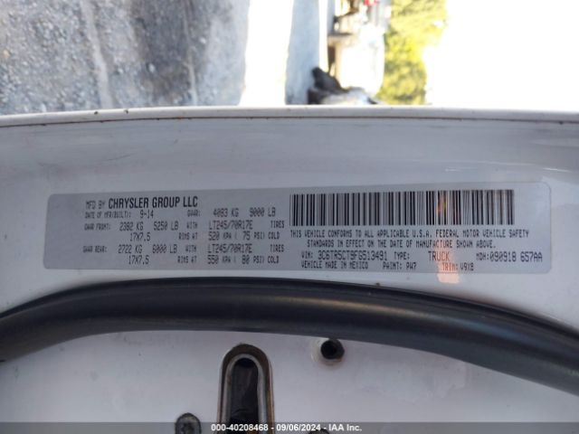 3C6TR5CT9FG513491 RAM 2500 Tradesman