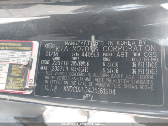 KNDCD3LD4J5161604 KIA Niro Plug-in Hybrid Ex