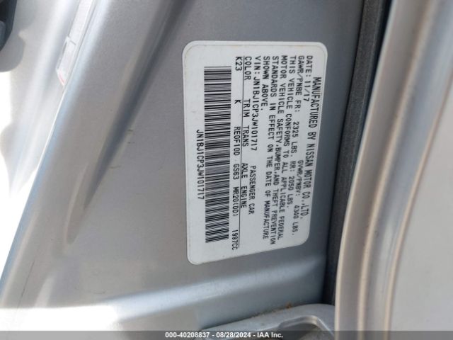 JN1BJ1CP3JW101717 Nissan Rogue Sport Sv