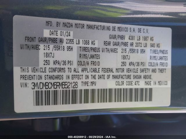 3MVDMBCM6RM652128 Mazda Cx-30 2.5 S Carbon Edition