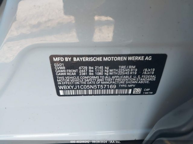 WBXYJ1C05N5T57169 BMW X2 Xdrive28i