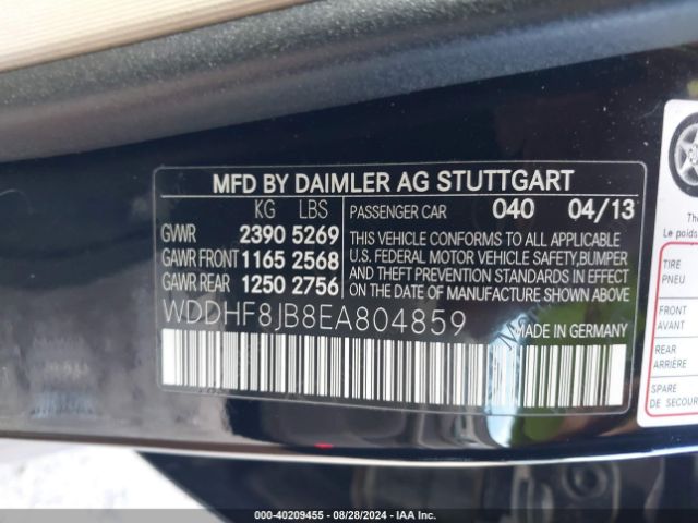 WDDHF8JB8EA804859 Mercedes-Benz E 350 4matic