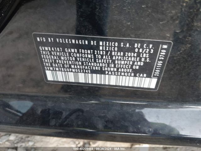 3VW7M7BU0PM052745 Volkswagen Jetta 1.5t Se