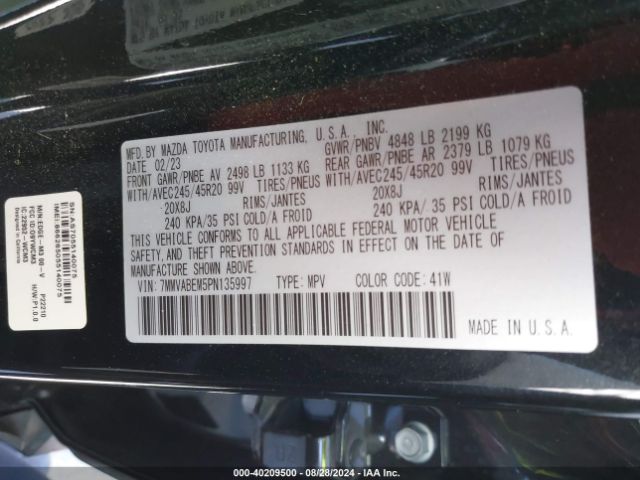 7MMVABEM5PN135997 Mazda Cx-50 2.5 S Premium Plus