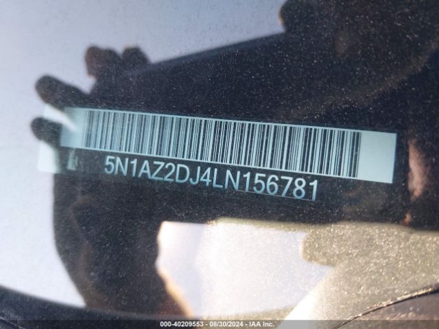 5N1AZ2DJ4LN156781 Nissan Murano Platinum Fwd