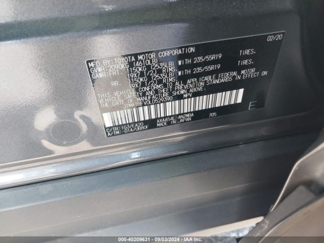 JTMA1RFV0LD529390 Toyota Rav4 Xle Premium