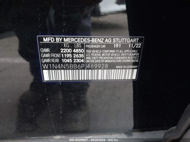 W1N4N5BB6PJ469928 Mercedes-Benz Amg Gla 35 4matic