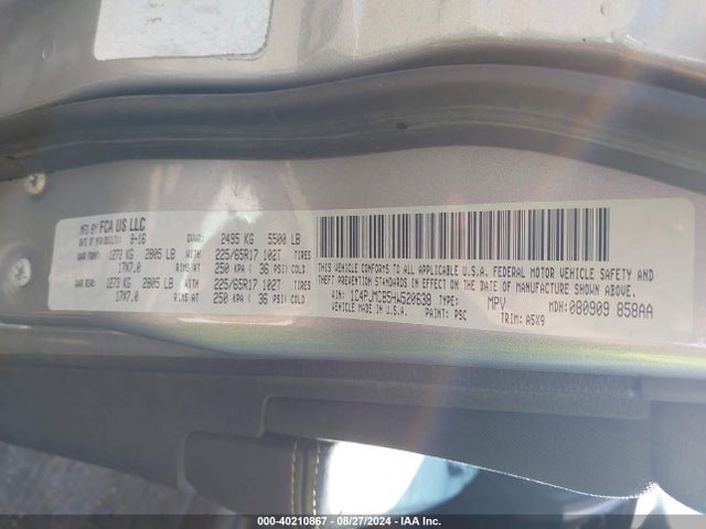 1C4PJMCB5HW520638 Jeep Cherokee Latitude 4x4